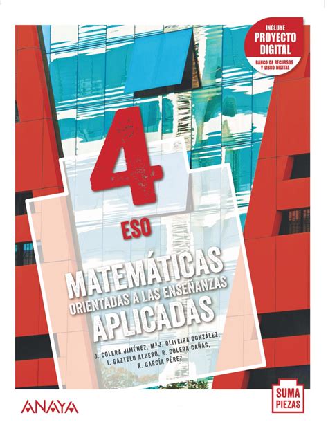 Solucionario Matematicas Aplicadas ESO Anaya Suma Piezas PDF