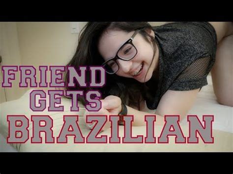 My First BRAZILIAN WAX Waxing Our Friend FUNNY YouTube