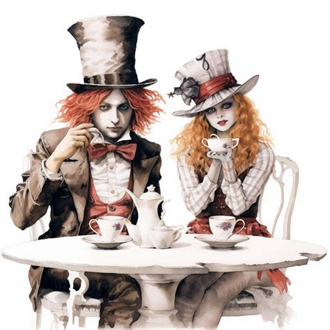 Premium Photo Vintage Alice In Wonderland Artwork
