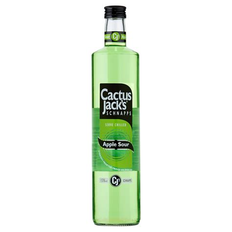 Cactus Jacks Schnapps Apple Sour 75cl Alcopops Iceland Foods