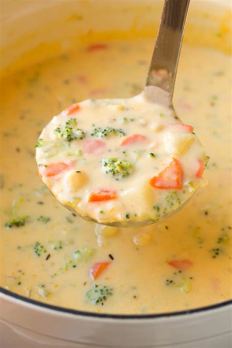 Cheddar Broccoli Potato Soup Cooking Classy