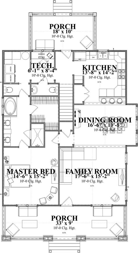 Craftsman Style House Plan 3 Beds 3 Baths 2296 Sqft Plan 63 380