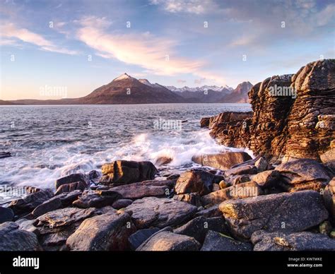The Famous Rocky Bay Of Elgol On The Isle Of Skye Scotland The