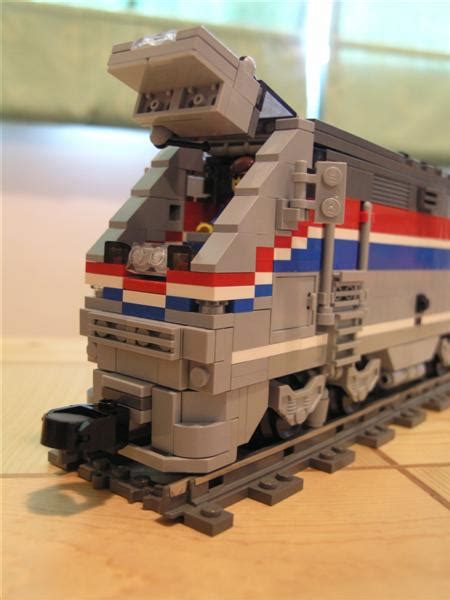 Moc Metroliner Amtrak Amd 103 Locomotive Lego Train Tech Test Eurobricks Forums