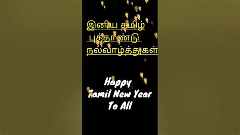 Wish You All Happy Tamil New Year🤩 Youtube