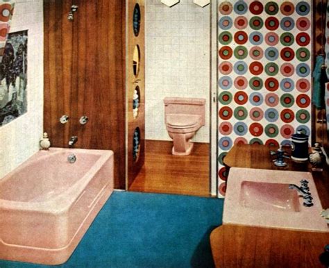 60 vintage 60s bathrooms retro home decorating ideas click americana