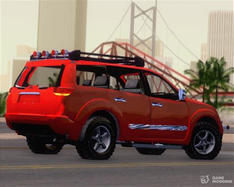 The vehicles with tyre can clip benefits from tyres with thicker tyre wall like offroad tyres almost every car can be fitted with off road tires and they will always get a driving assist from them (due to the game's internal mechanic that the off. Mitsubishi Pajero Sport Dakar Offroad Version 2014 for GTA ...