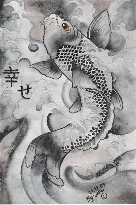 Japanese Carp By DaChan1 On DeviantART Koi Art Japanese Art
