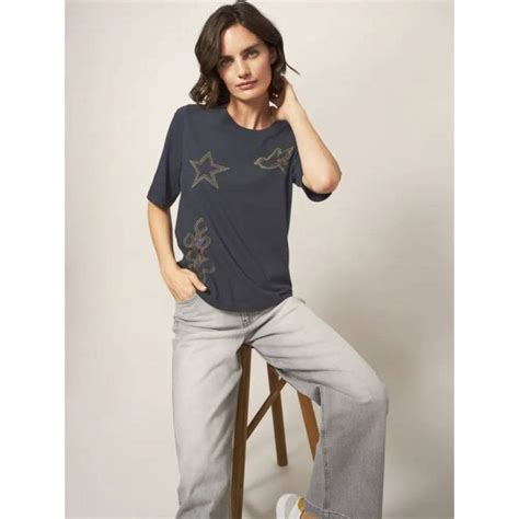 White Stuff Annabel Embroidered Tee Womens Tops And T Shirts Oandc Butcher