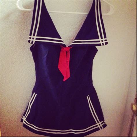 Vintage Sailor Swimsuit Swimsuits Sailor Swimsuits Vintage Sailor