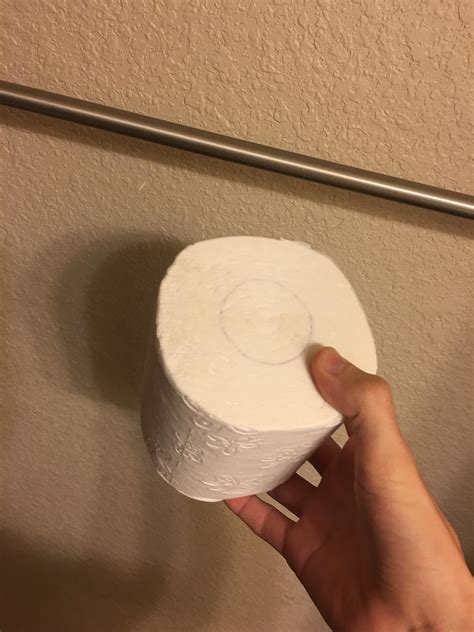 This Toilet Paper Has A Removable Center With More Toilet Paper Instead