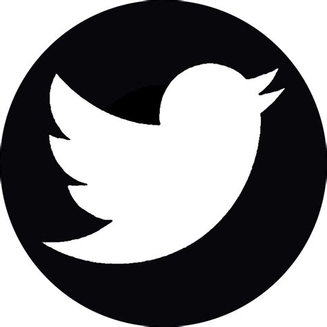 Twitter Logo Black And White Png Twitter Logo Png Black Free
