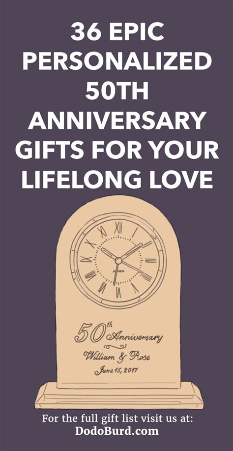 Anniversary gifts & gift ideas once you've found that special someone that brings out the best in you, you want to celebrate each day you share together—and an anniversary is no exception. 36 Epic Personalized 50th Anniversary Gifts for Your ...
