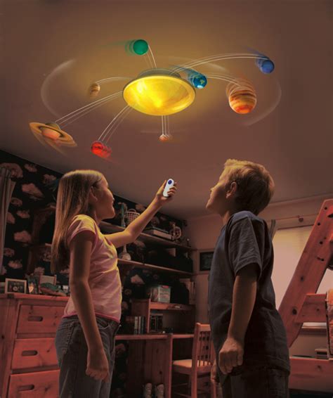 These lights are perfect for locations where you either can't reach with a power cord. dirtbin designs: boys space and solar system bedroom ideas
