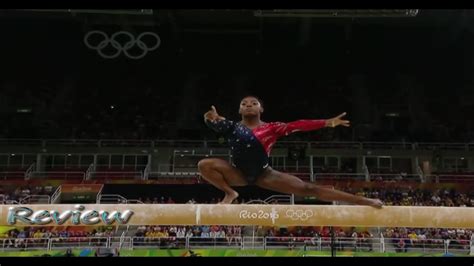Simone biles return to olympics for balance beam finals. Simone Biles Balance Beam Olympics Gymnastics 2016 Rio ...