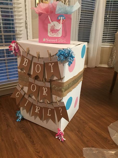 Gender Reveal Balloon Box Gender Reveal Decorations