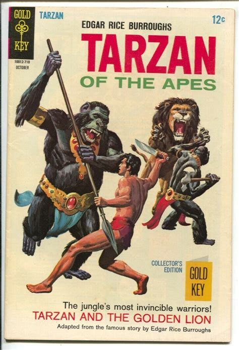 tarzan 172 1967 gold key edgar rice burroughs tarzan and the golden lion rus comic books