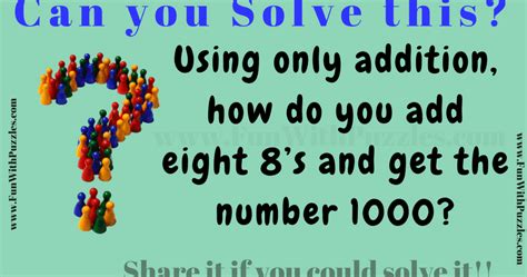 Maths Riddle And Answer For Teenagers