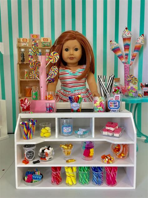 American Food 18 Girl Doll Candy Sticks Jar Sweets Shop Etsy