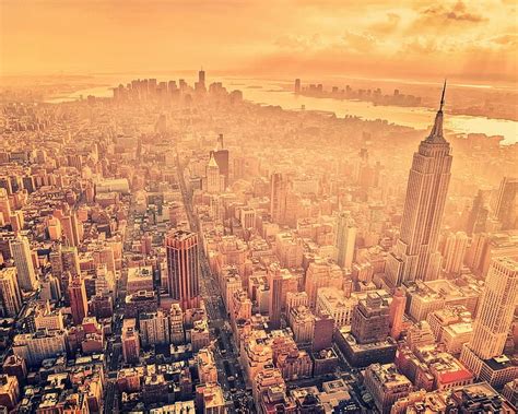 New York City Abstract Buildings Cool Landscape Nyc Hd Wallpaper