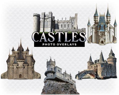 Castles Overlay Photoshop Overlays For Photoshop Digital Etsy