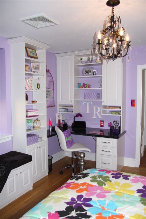 For added convenience, try a student desk with a hutch to stow extra pencils, paper clips and notecards. Pretty corner desk with hutch in Kids Traditional with next to Girls Desk alongside Bulletin ...