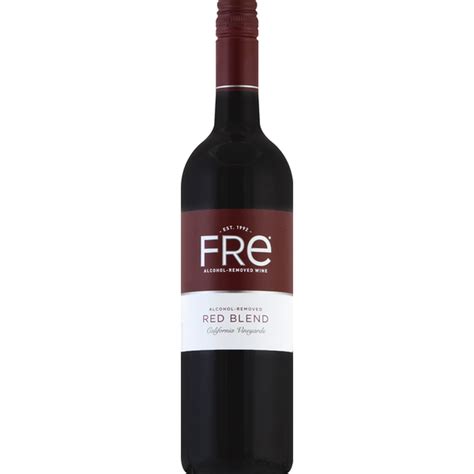 Fre Red Blend Alcohol Removed Wine California Vineyards 2013 750 Ml