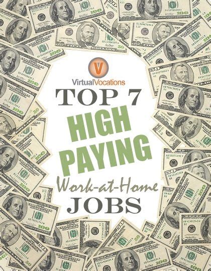 Top 7 High Paying Work At Home Jobs Telecommute Blog Work From Home