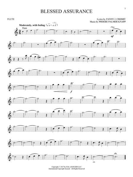 Sheet Music Gospel Hymns For Flute Flute