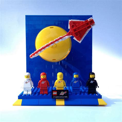Classic Space Logo Lego Projects Lego Space Cool Lego Creations