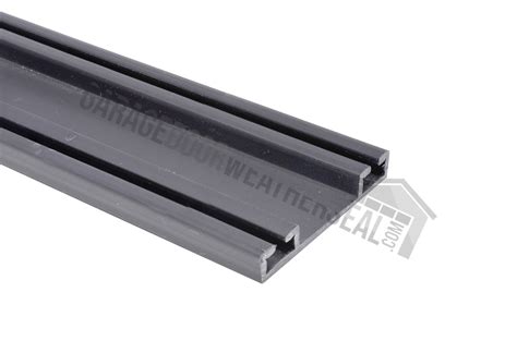 Garage door bottom track