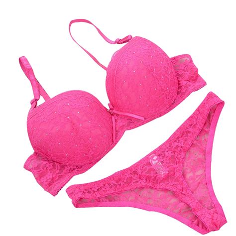 Women Bra Set Seamless Push Up Underwear Intimates Bras And Panty Lingerie Sets In Bra And Brief