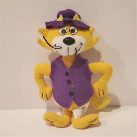 6and Top Cat Plush Stuffed Animal Hanna Barbera Dairy Queen Purple Vest