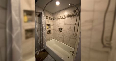 People still enjoy (grown people) taking a bath, and i'm not talking about standing. Bathtub Remodel - Project by Eric at Menards®