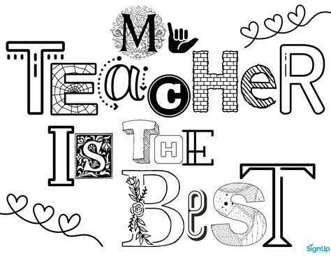 Great Teacher Appreciation Coloring Sheet In 2023 Learn More Here