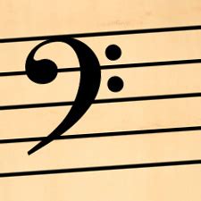 Bass clef or f clef. Blank Bass Clef Staff Paper | Printable Sheet Music PDF