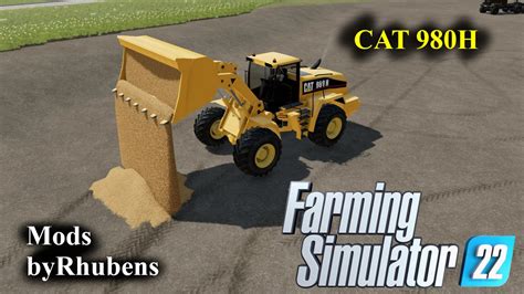 Cat 980h V10 Landwirtschafts Simulator 22 Mod Fs22 Mod Images And