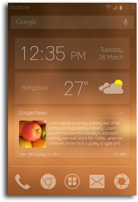 Android Launcher On Behance