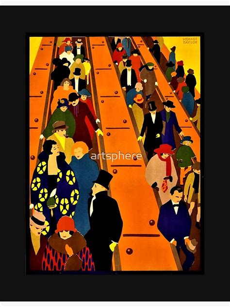 Art Deco London Underground 1920s Poster For Sale By Artsphere