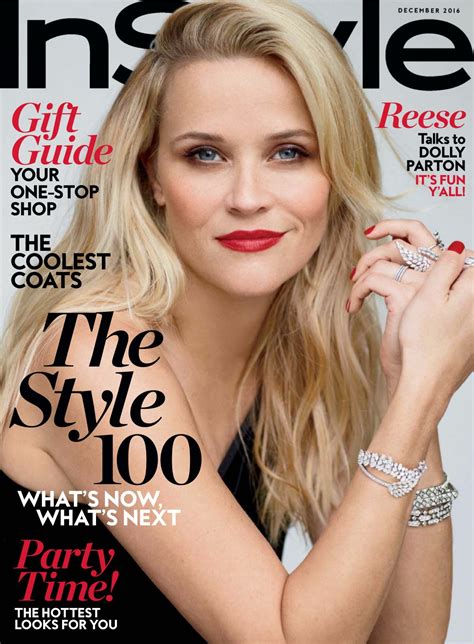 Reese Witherspoon In Instyle Magazine December 2016 Issue Hawtcelebs
