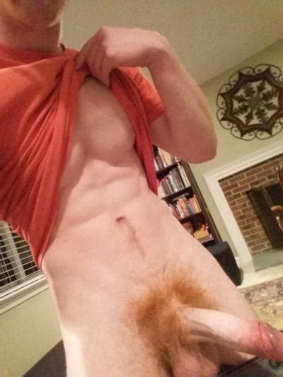 Ginger Hairy Man Selfie