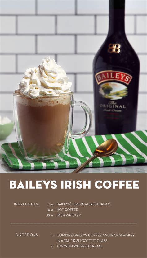 If You Like Coffee Try The Baileys Twist On The Classic Irish Coffee Cocktail Recipe Just