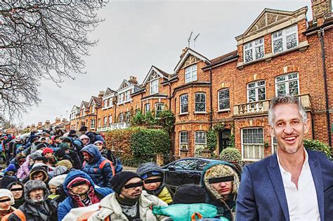 Gary lineker x messi vs sevilla: Queues Over Two Miles Asylum Seekers Seen Outside Gary ...