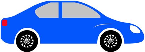 Cute Car Clipart Blue