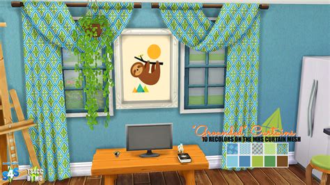 Sims 4 Ccs The Best Curtain Recolors By Mysimple Simblr