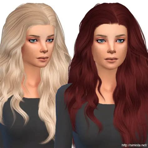 My Sims 4 Blog Elasims Retexture By Simista Sims Hair
