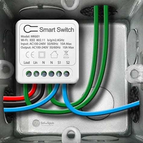 Interruptor de Automação Residencial Inteligente Wi Fi 16A com 1 Saída