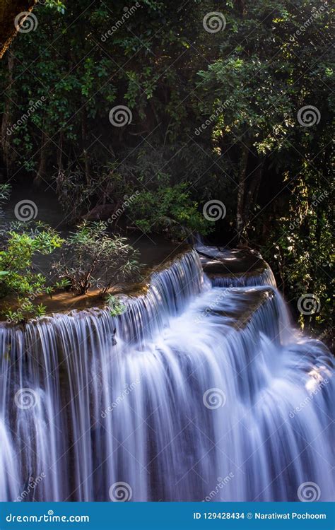 Landscape Photo Huay Mae Kamin Waterfallamazing Waterfall In
