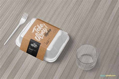 disposable food packaging mockup designhooks