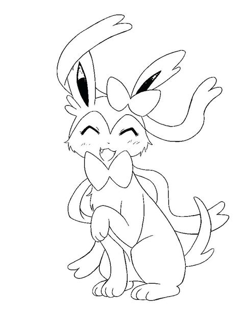 Sylveon Coloring Pages At Getdrawings Free Download